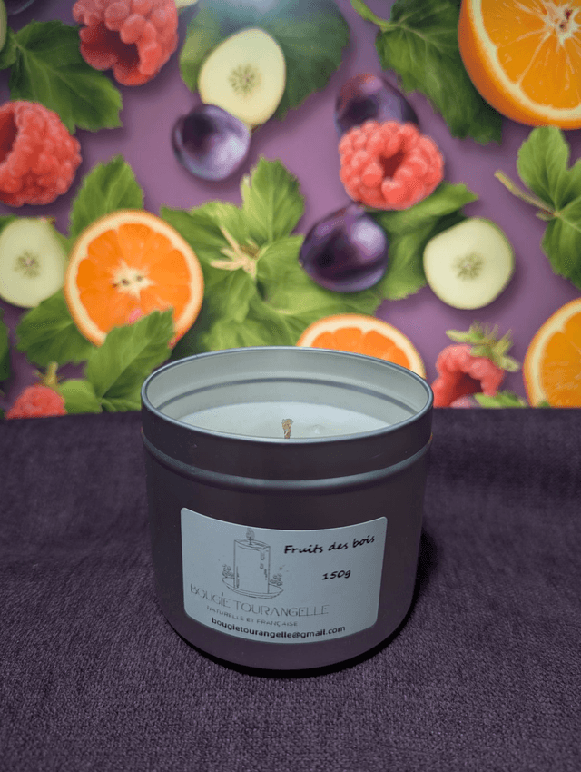Bougie Parfumée &quot;Fruits des bois&quot; métal 150g